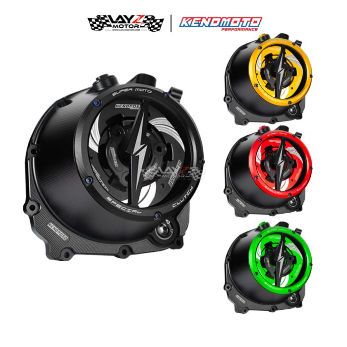 Kendmoto Racing Clear Clutch Cover - Kawasaki Z1000 2016-2024