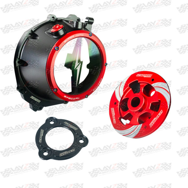 Second image of Kendmoto Racing Clear Clutch Cover - Kawasaki Z1000 2016-2022
