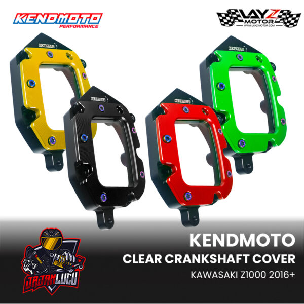 Kendmoto Clear Crankshaft Case Cover - Kawasaki Z1000 2016-2022