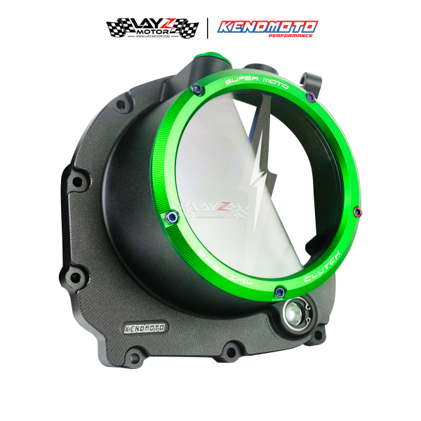 Second image of Kendmoto Racing Clear Clutch Cover - Kawasaki Z900