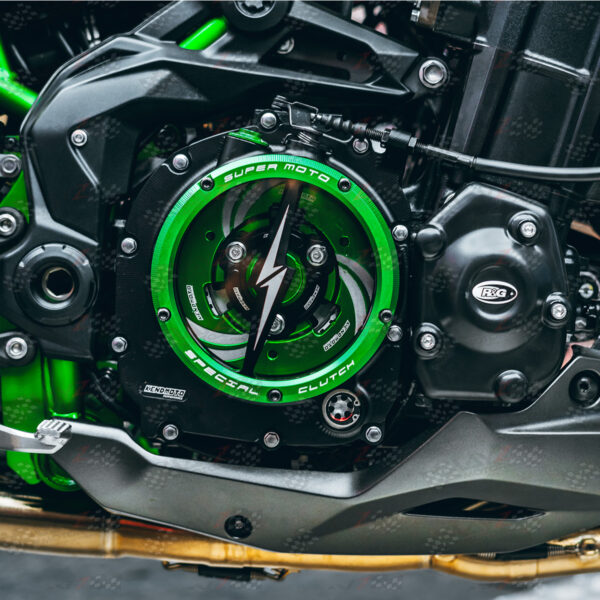 Second image of Kendmoto Racing Clear Clutch Cover - Kawasaki Z900