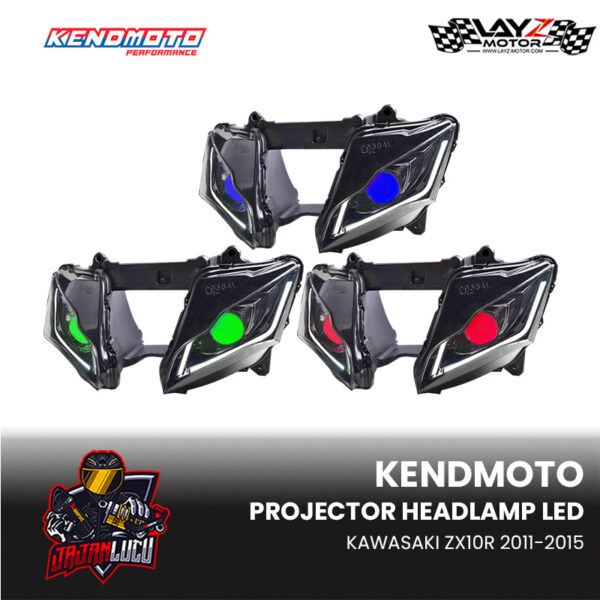 Kendmoto Headlamp Projector LED - Kawasaki ZX-10 2011-2015