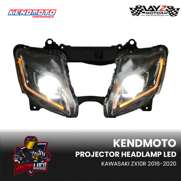 Second image of Kendmoto Headlamp Projector LED - Kawasaki ZX-10 2016-2020