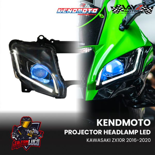 Kendmoto Headlamp Projector LED - Kawasaki ZX-10 2016-2020