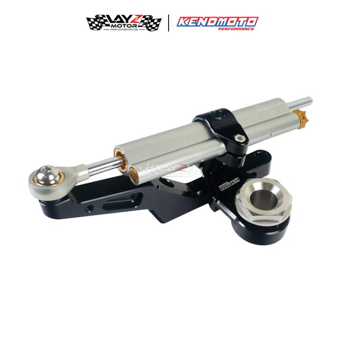 Ohlins Steering Damper Universal, Stroke 63mm + Kendmoto Mounting Kit - Kawasaki ZX6R 2013+
