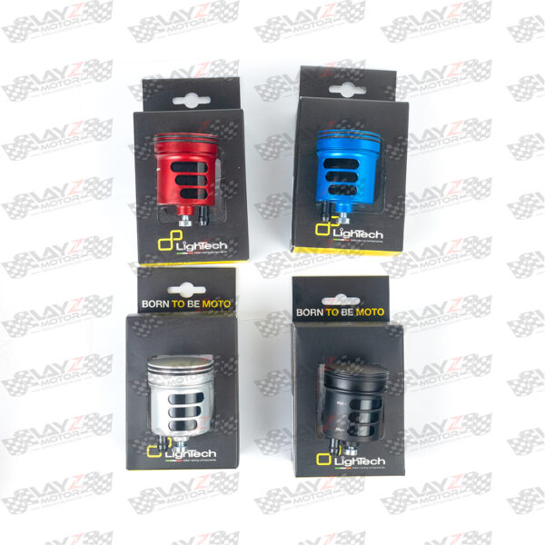Second image of Lightech 30cc front brake fluid reservoir tank aluminum