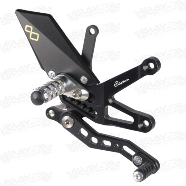 Second image of Lightech Adjustable Rearsets Fixed Footpeg - Kawasaki ZX10R 2016-2020
