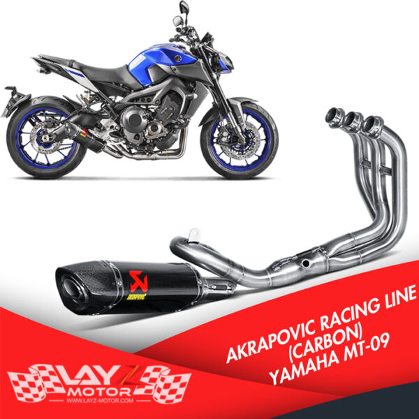 Second image of Akrapovic Racing line Carbon Full System - Yamaha MT09