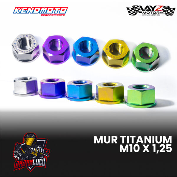 Kendmoto Mur Gear Titanium - M10X1,25