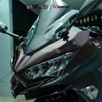 NINJA 400_HEADLAMP COVER CARBON copy 4