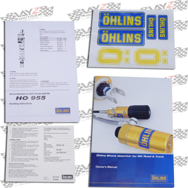 Second image of Ohlins HO-955 Rear Shock Absorber - Honda ADV 150