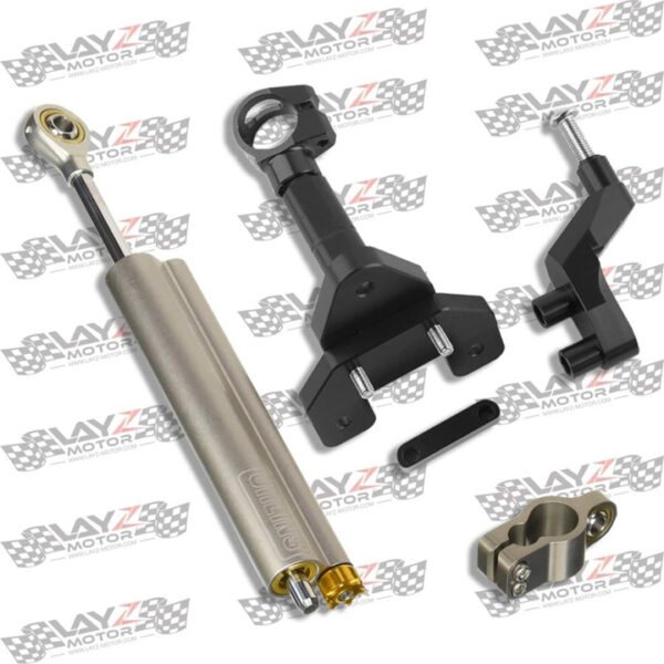 Ohlins Steering Damper Universal, Stroke 63mm + Kendmoto Mounting Kit - Yamaha YZF-R25 2014-2017