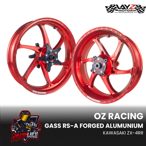 OZ Racing Gass RS-A Forged Wheels - Kawasaki ZX25R ZX4RR