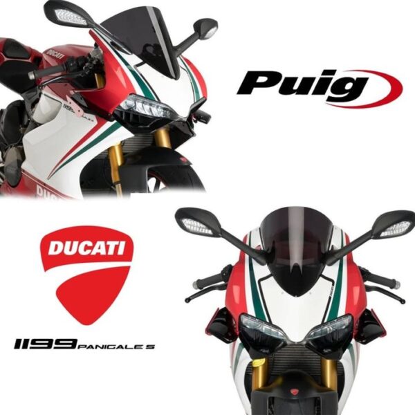 Puig Downforce Spoilers - Ducati Panigale 1199 2012-2014