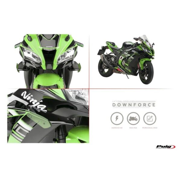 Puig Downforce Spoilers - Kawasaki ZX10R 2016-2020