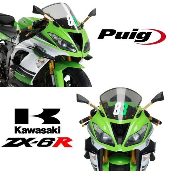 Puig Downforce Spoilers - Kawasaki ZX-6R 2013-2017
