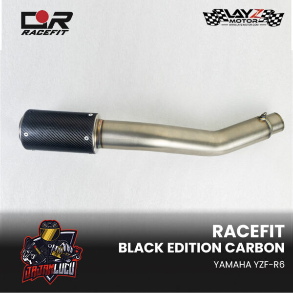 Second image of Racefit Black Edition Carbon, Slip On 3/4 System - Kawasaki ZX-6R