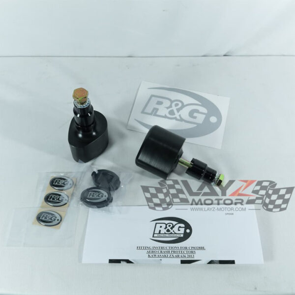 Second image of R&G Frame Sliders Crash Protectors - Aero Style for Kawasaki ZX6R 2013-2018
