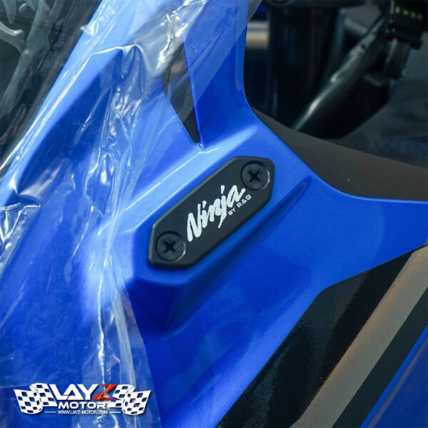 Second image of R&G Mirror Blanking Plates - Kawasaki ZX25R | ZX4R