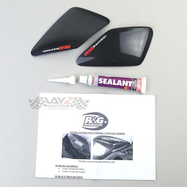 Second image of R&G Tank Slider Carbon - Kawasaki ZX25R | ZX4R