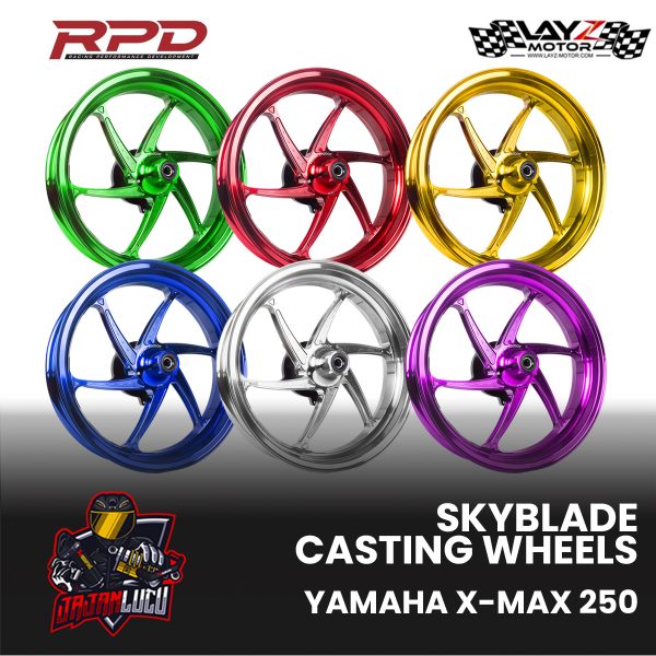 RPD Skyblade Wheels - Yamaha XMAX 250