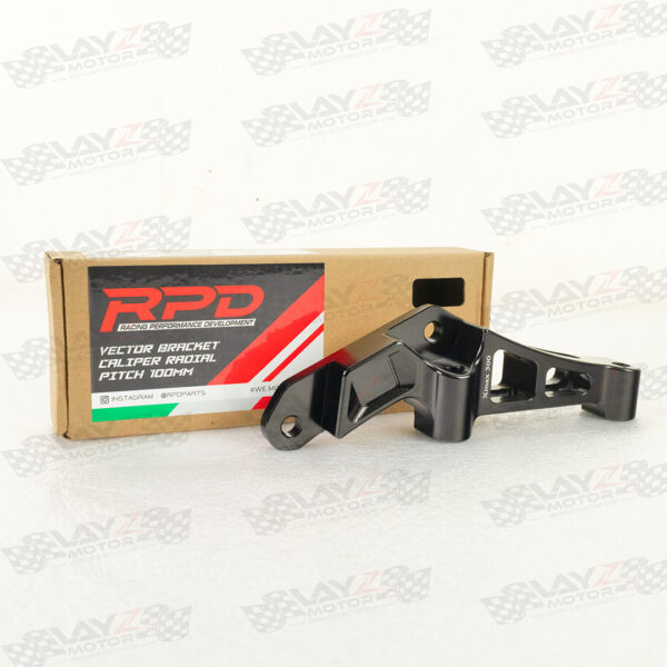RPD Vector Bracket Caliper Radial Pitch 100mm + Bolts - Yamaha X-Max 250
