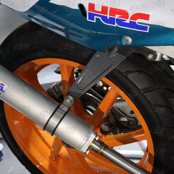 Second image of Tyga Exhaust Hanger Stay Carbon - Honda NSR 150 SP