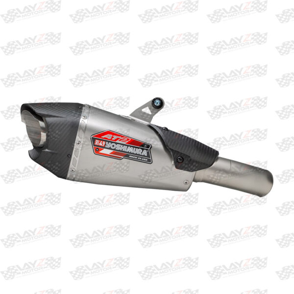 Second image of Yoshimura AT2 Stainless Steel Slip On Exhaust - Kawasaki ZX4RR