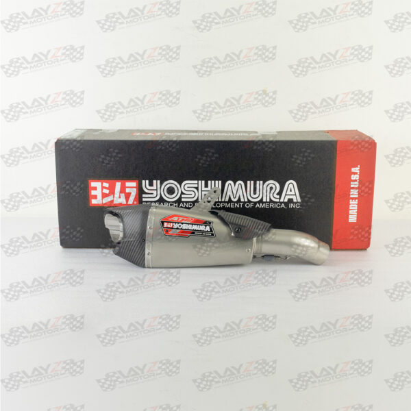 Yoshimura AT2 Stainless Steel Slip On Exhaust - Kawasaki ZX4RR
