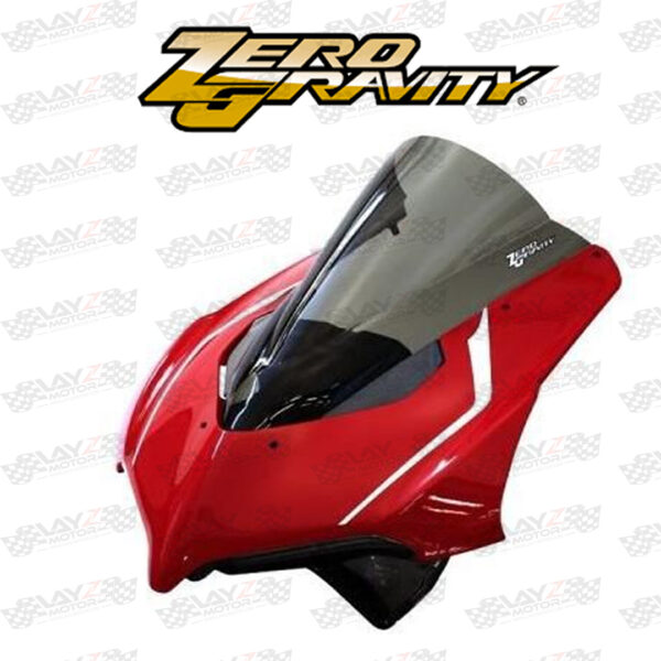Zero Gravity Racing Double Bubble Series Windscreen, Light Smoke - Ducati Panigale V4S 2020