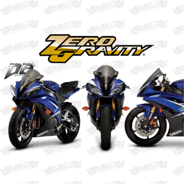 Zero Gravity Racing Double Bubble Series Windscreen, Dark Smoke - Yamaha YZF-R25 2014-2017