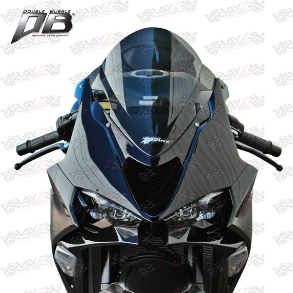 Zero Gravity Racing Double Bubble Series Windscreen, Light Smoke - Kawasaki ZX6R 2024-2025