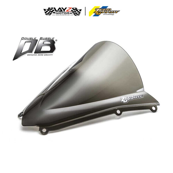 Zero Gravity Racing Double Bubble Series Windscreen, Light Smoke - Kawasaki H2
