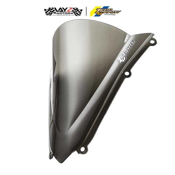 Second image of Zero Gravity Racing Double Bubble Series Windscreen, Light Smoke - Kawasaki H2