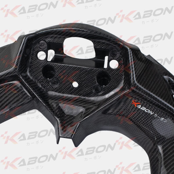 Second image of Kabon Dashboard Panel w/ Original Parts Carbon - Kawasaki ZX25RR | ZX4R 2023-2025