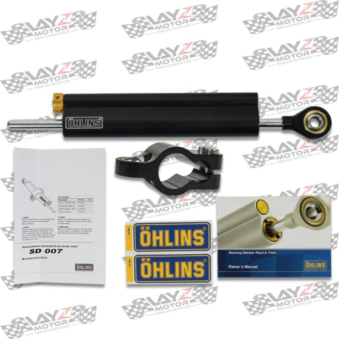 Ohlins SD-007 Steering Damper Blackline Universal, Stroke 63mm