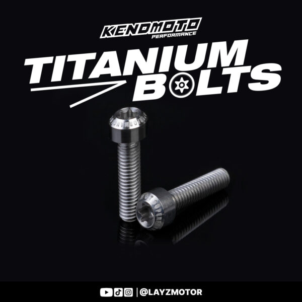 Second image of Kendmoto Baut Titanium Set Mesin -  Kawasaki ZX25R