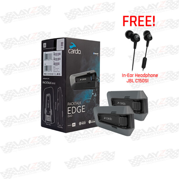 Second image of Cardo Packtalk Edge Duo - Bluetooth Intercom