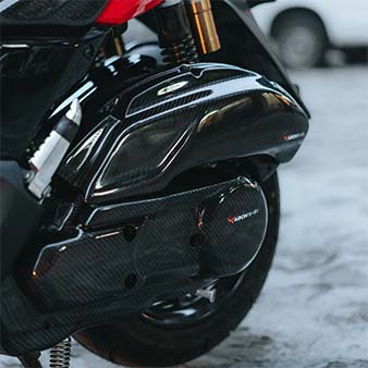 Second image of Kabon Cover CVT Carbon - Yamaha Nmax 155 2020-2024