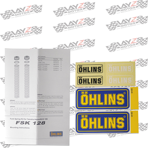 Second image of Ohlins FSK-128 Front Spring Kit - Yamaha Aerox 155