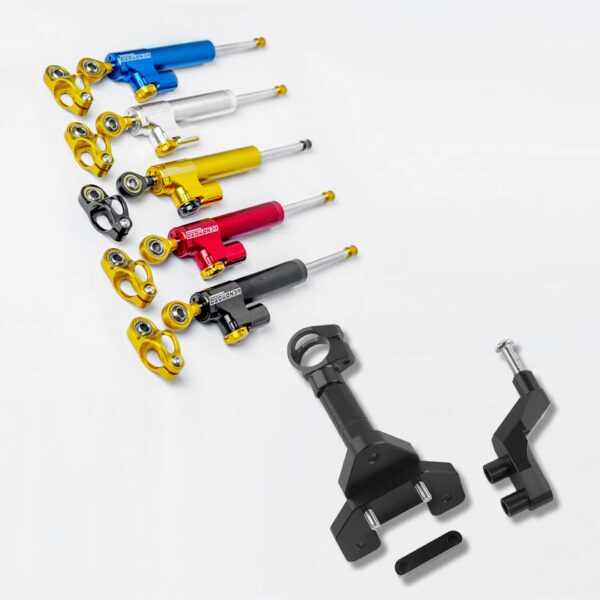 Kendmoto Steering Damper + Mounting Kit - Yamaha YZF-R25 2014-2017