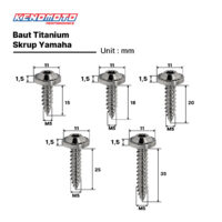 size baut titanium skrup yamaha-100