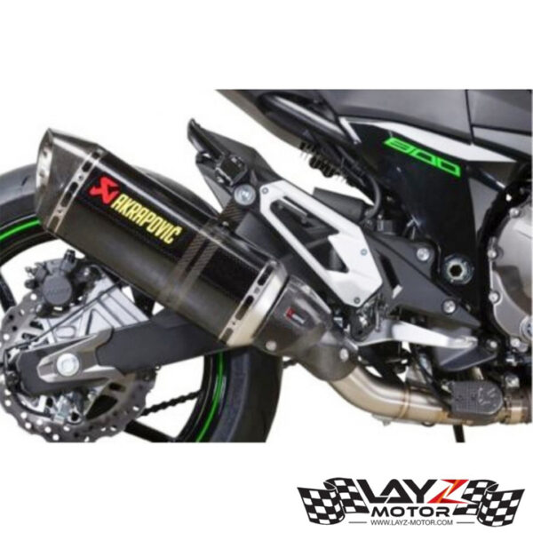 Second image of AKRAPOVIC Kawasaki Z800 Slip On Carbon