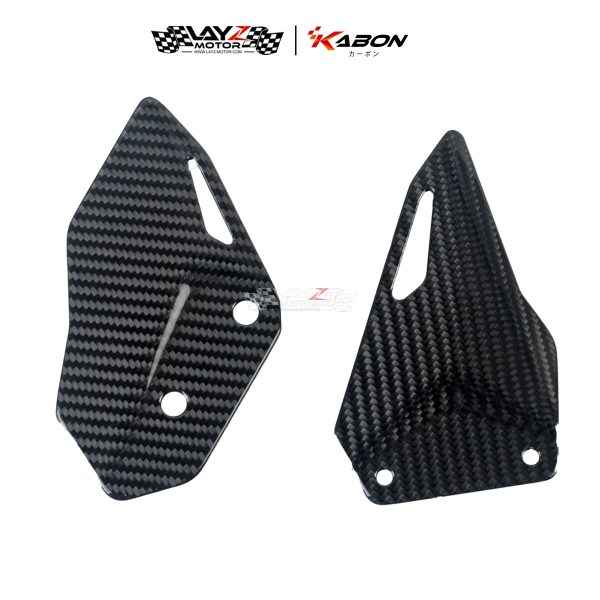 Kabon X Dry Carbon Heel Plate - Kawasaki H2SX