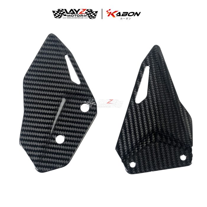 Kabon X Dry Carbon Heel Plate - Kawasaki H2SX