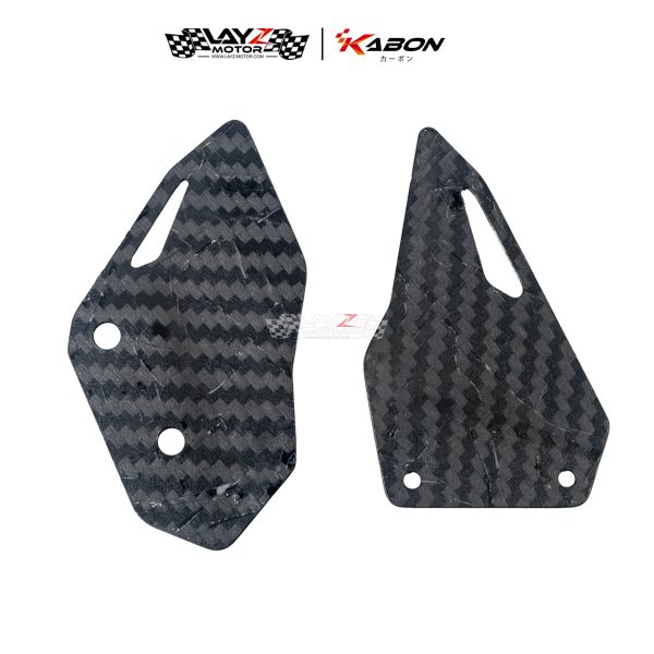 Second image of Kabon X Dry Carbon Heel Plate - Kawasaki H2SX