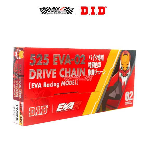Second image of DID Rantai Sepeda Motor EVA-02 X-ring Limited Edition Evangelion