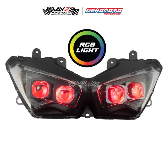 Kendmoto Headlamp Projector LED V3 - Kawasaki ZX25R | ZX4RR | ZX6R | Ninja 250 | Ninja 650