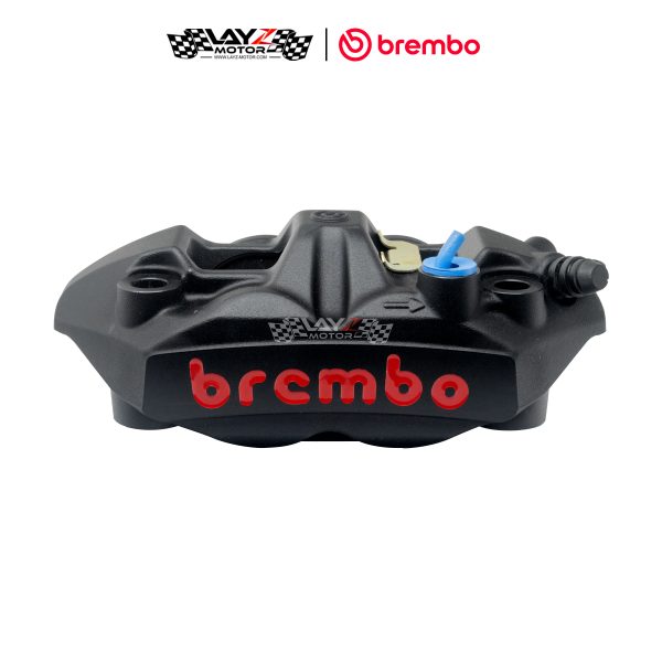 Brembo M4.34 Monobloc Front Radial Brake Calipers Right Only 108mm, Black Red Logo