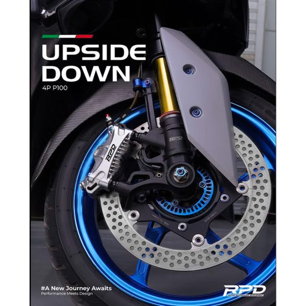 Second image of RPD Upside Down Radial 4P P100 298MM For Yamaha X-Max 250